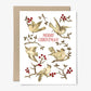 Merry Christmas Birds Card