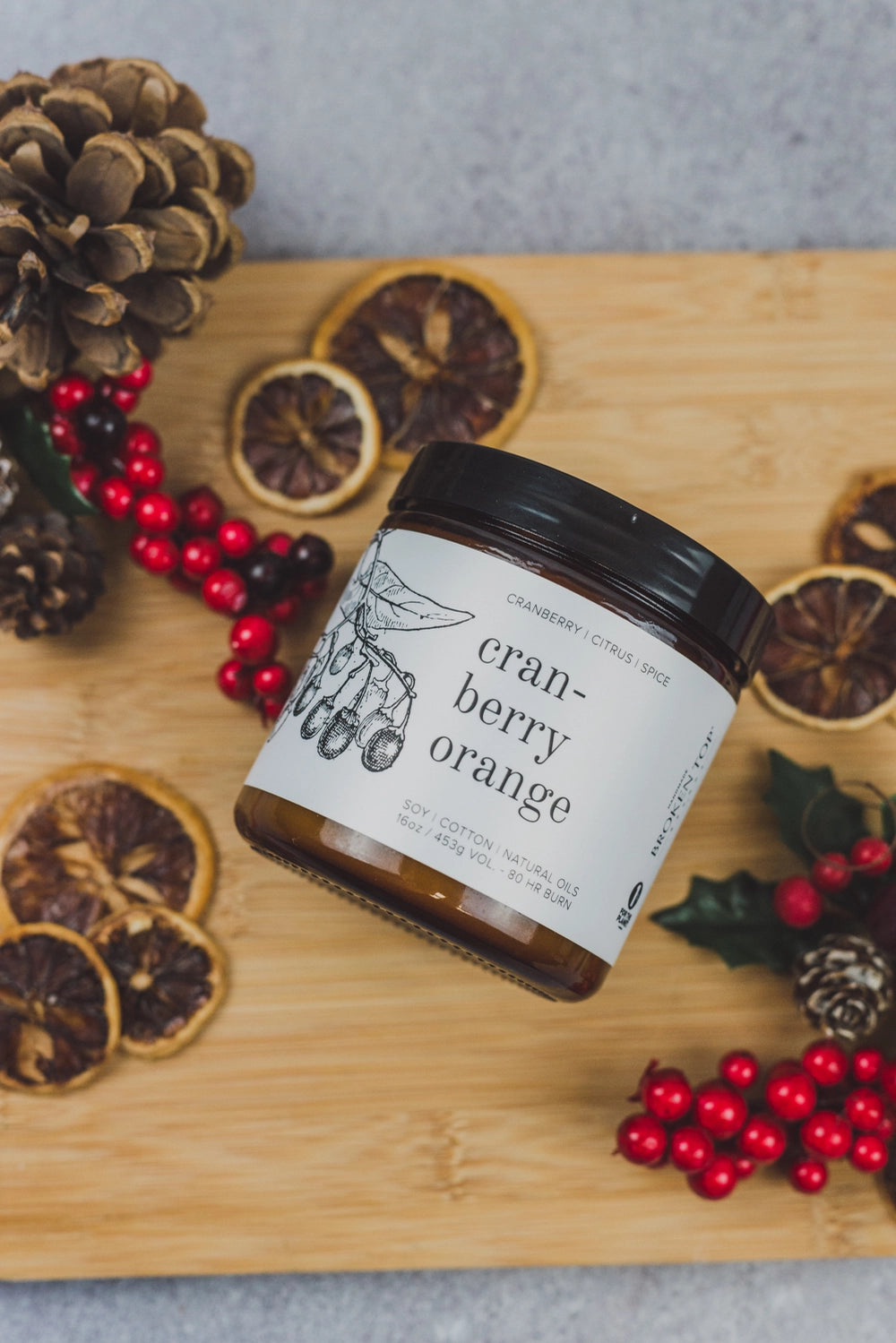 Cranberry Orange Candle - 16 oz