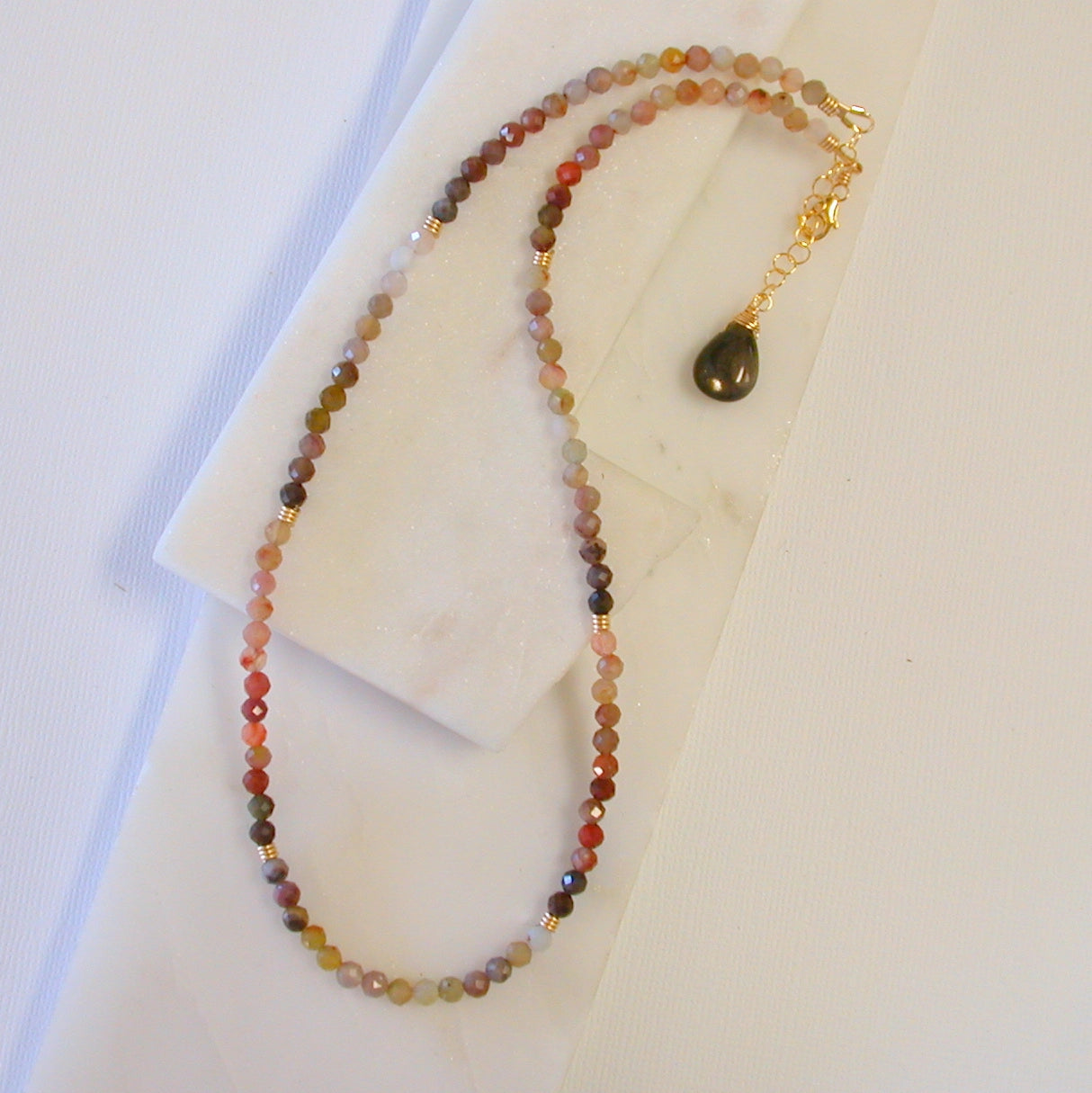 Rainbow Agate Strand Necklace