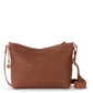 Melrose Woven Crossbody - Cognac