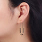 U-Shaped Long Hook Earrings