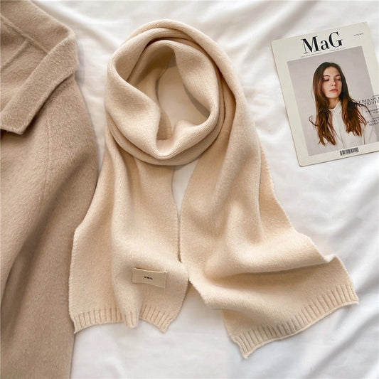 Solid Knit Scarf