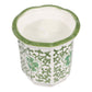 Plumeria Green Scallop Candle