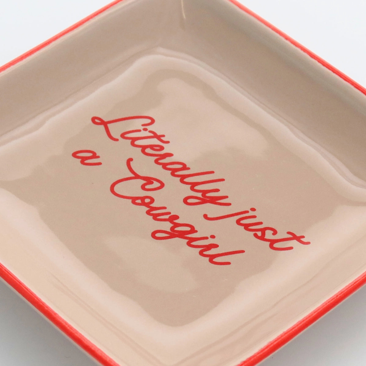 Just A Cowgirl Trinket Dish