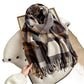 Colorblock Plaid Scarf