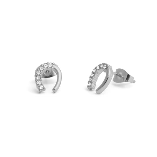 Horseshoe Stone Studs