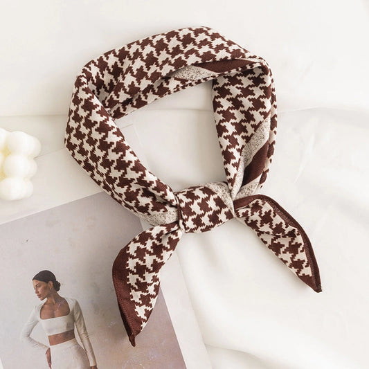 Houndsooth Square Scarf
