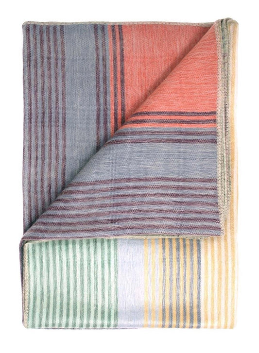 Alpaca Throw Blanket - Spectrum