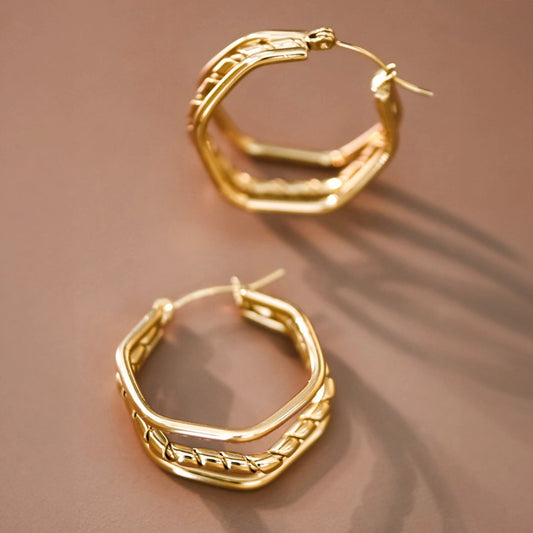 Triple Band Hoops