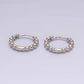 Round Beaded Huggies