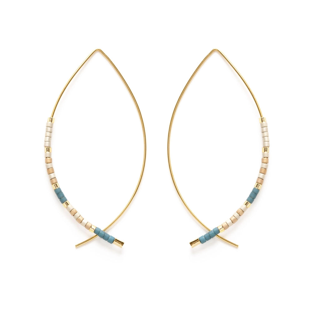 Beaded Marquise Threaders