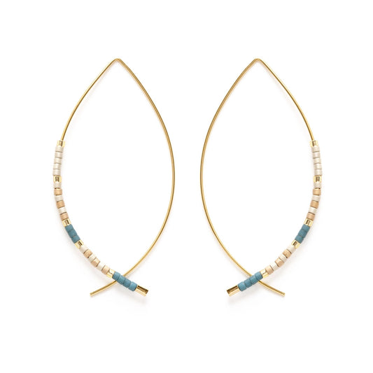 Beaded Marquise Threaders