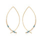 Beaded Marquise Threaders