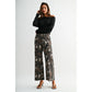 Camo Wide Leg Jogger