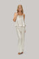 Metallic Linen Pants