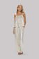 Metallic Linen Top