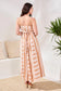 Striped Linen Maxi Dress