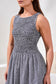 Smocked Gingham Dress