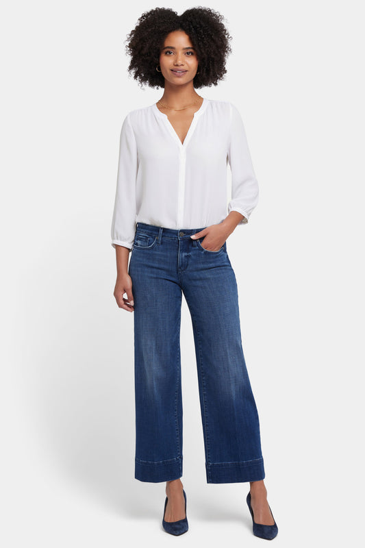 3" Hem Teresa Wide Leg - Moonlight