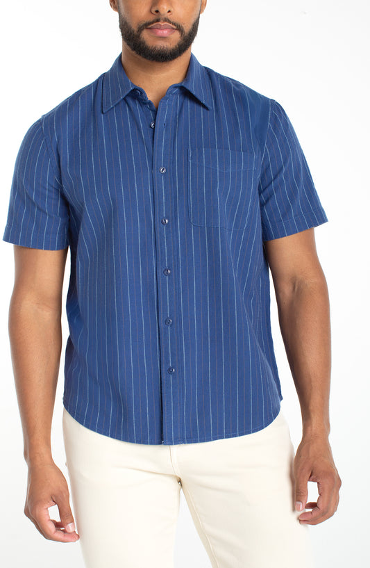 Pinstripe Button Up Shirt