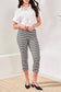 Gingham Pull-On Capri