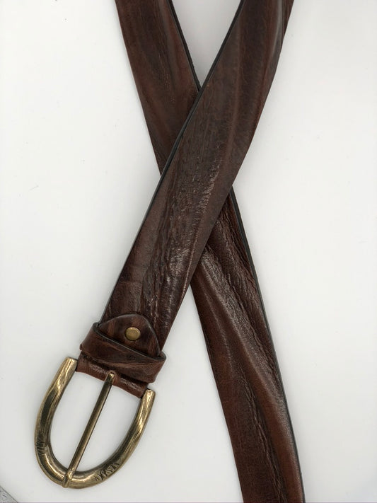 Italian Leather Belt Brown